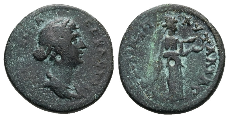 Thrace, Pautalia. Faustina II, AD 161-176. AE. 7.26 g. 21.68 mm.