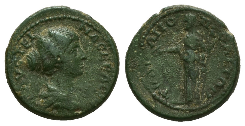 Thrace, Traianopolis. Faustina II, AD 147-175. AE. 7.26 g. 22.82 mm.