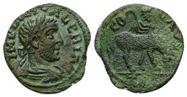Troas, Alexandria. Valerian I, AD 253-260. AE. 4.62 g. 20.95 mm.