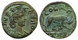 Troas, Alexandria. Pseudo-autonomous, Time of Trebonianus Gallus or Valerian I, AD 251-260. AE, As. 4.72 g. 20.61 mm.
