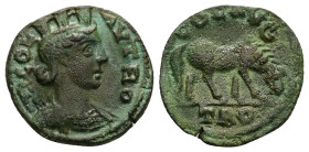 Troas, Alexandria. Pseudo-autonomous, Time of Trebonianus Gallus or Valerian I, AD 251-260. AE, As. 4.96 g. 20.97 mm.