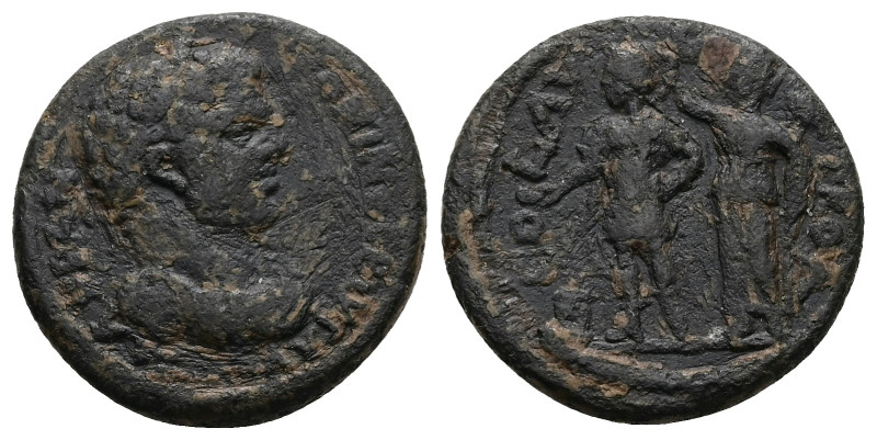 Troas, Alexandria Troas. Caracalla (AD 198-217). AE. 8.83 g. 24.38 mm.