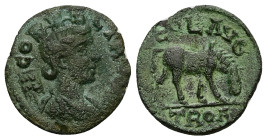 Troas, Alexandria. Pseudo-autonomous, Time of Trebonianus Gallus or Valerian I, AD 251-260. AE, As. 3.84 g. 20.46 mm.