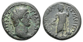 Mysia, Attaea. Trajan, AD 98-117. AE. 5.47 g. 18.85 mm.