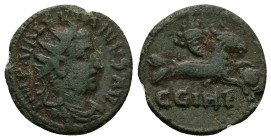 Mysia, Parium. Valerian, AD 253-260. AE. 2.40 g. 21.16 mm.