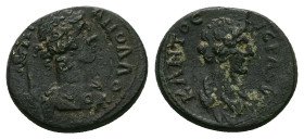 Lydia, Apollonis. Pseudo-autonomous, late first or early second century AD. AE. 3.03 g. 16.81 mm.