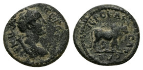 Lydia, Hierocaesaraea. Pseudo-autonomous, AD circa first half of the 2nd century. AE. 2.52 g. 15.45 mm.