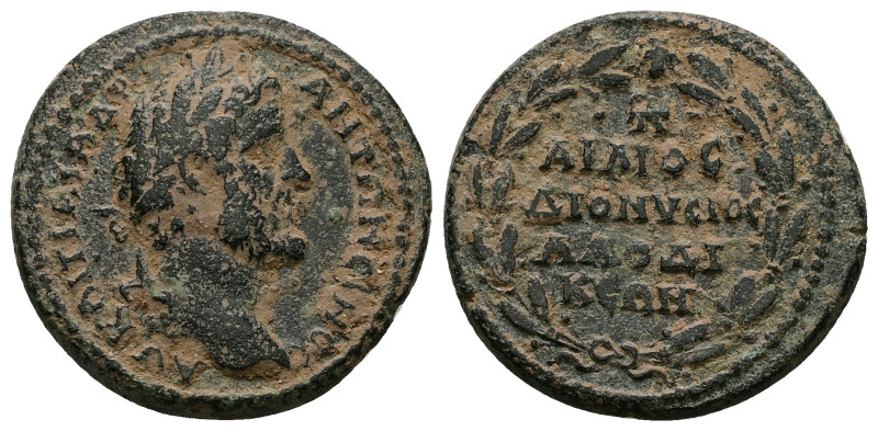 Phrygia, Laodicea. Antoninus Pius AD 138-161. AE. 13.71 g. 28.25 mm. Ailios Dion...