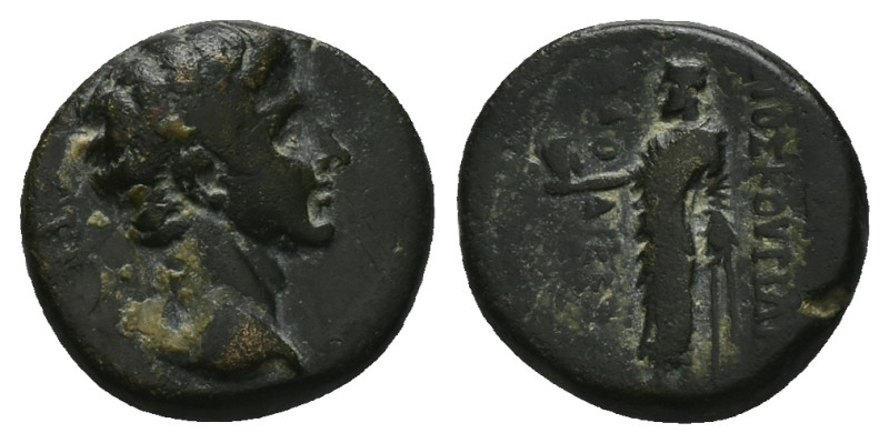 Phrygia, Laodicea ad Lycum. Tiberius, AD 14-37. AE. 5.60 g. 18.89 mm.