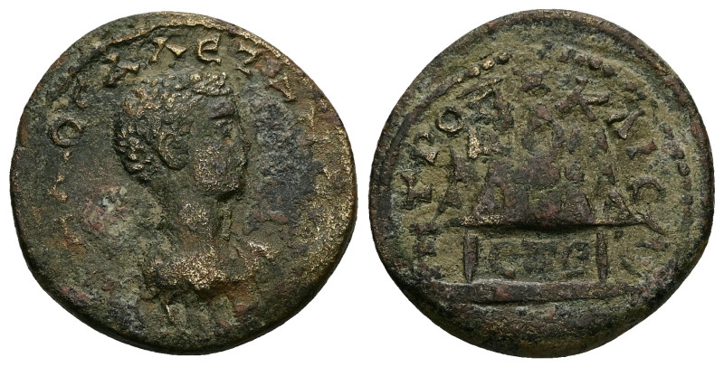 Cappadocia, Caesarea. Severus Alexander, AD 222-235. AE. 11.85 g. 27.68 mm.