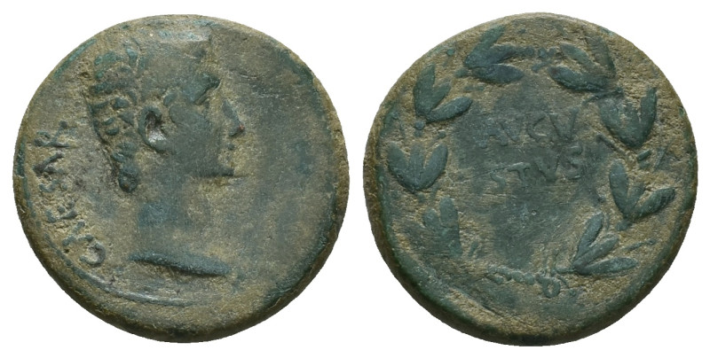 Syria, Antioch. Augustus, 27 BC-14 AD. AE, As. 10.10 g. 24.53 mm.