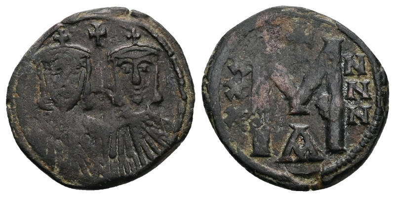 Nicephorus I, AD 802-811. AE, Follis. 5.38 g. 22.98 mm. Constantinople.