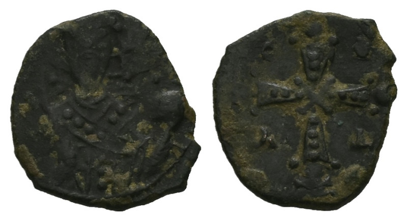 Alexius I Comnenus, AD 1081-1118. AE, Tetarteron. 2.20 g. 19.00 mm. Thessalonica...