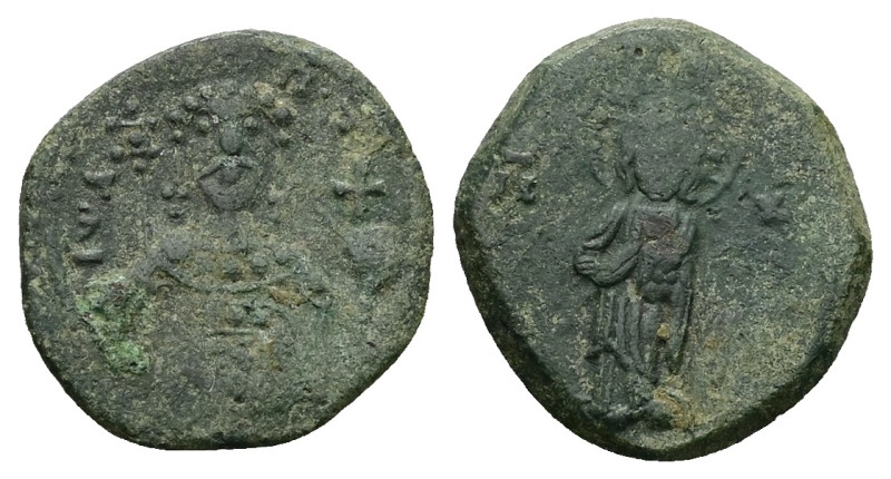 John II Comnenus, AD 1118-1143. AE, Tetarteron. 2.29 g. 17.58 mm. Thessalonica.