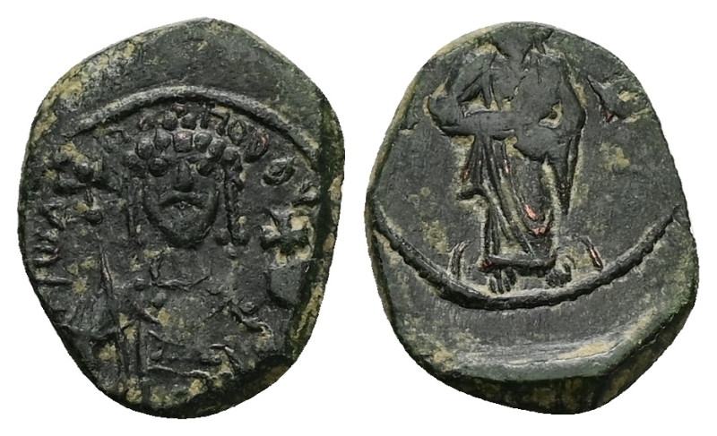 John II Comnenus, AD 1118-1143. AE, Tetarteron. 1.73 g. 16.70 mm. Thessalonica.