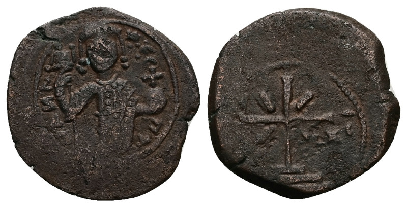 Manuel I Comnenus, AD 1143-1180. AE, Tetarteron. 3.88 g. 22.30 mm. Thessalonica.