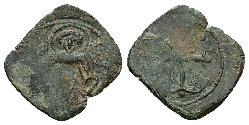 Empire of Nicaea. Anonymous, AD 1204-1261. AE, Tetarteron. 1.73 g. 21.18 mm. Mag...