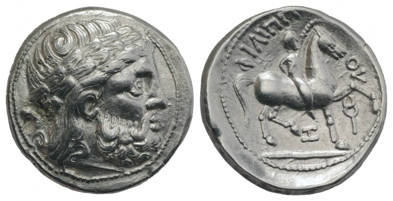 Celtic, Eastern Europe, imitating Philip II of Macedon, c. 3rd century BC. AR Te...