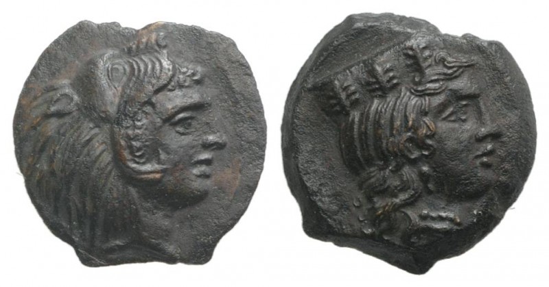 Sicily, Himera as Thermai Himerensis, c. 4th-3rd century BC. Æ (13mm, 2.30g, 12h...