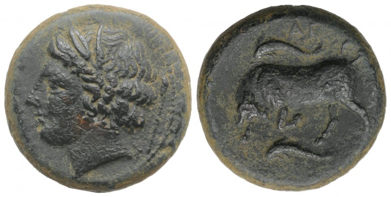 Sicily, Syracuse. Agathokles (317-289 BC). Æ Hemilitron (22mm, 10.10g, 12h), c. ...