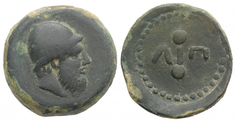 Islands of Sicily, Lipara, c. 440-420 BC. Æ Hexas or Dionkion (25mm, 12.66g, 9h)...