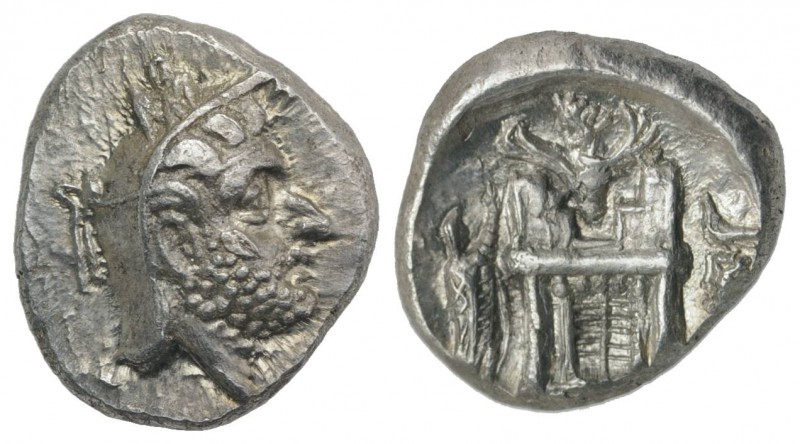Kings of Persis, Uncertain king, mid-late 2nd century BC. AR Drachm (16mm, 4.12g...