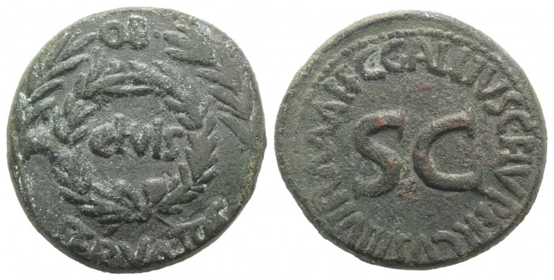 Augustus (27 BC-14 AD). Æ Sestertius (35mm, 23.77g, 2h). Rome; C. Gallius Luperc...
