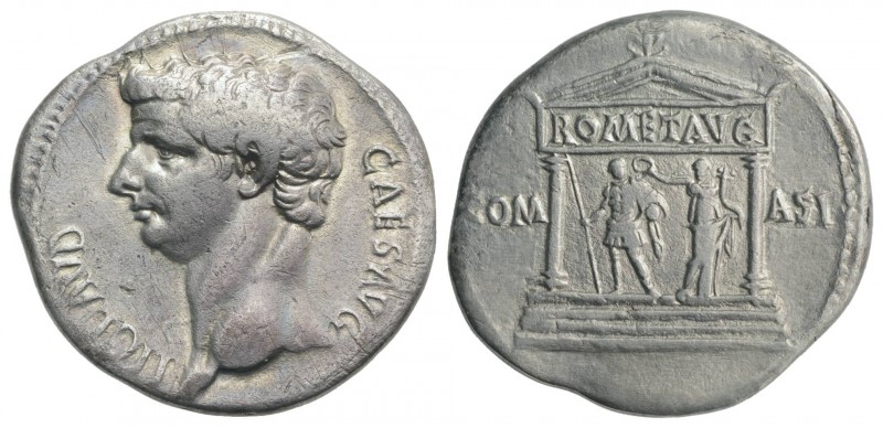 Claudius (41-54). AR Cistophoric Tetradrachm (27mm, 10.34g, 6h). Ephesus, 41-2. ...