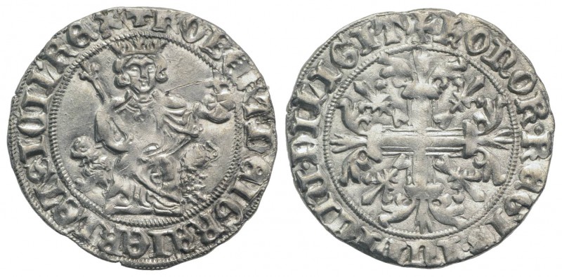 Italy, Napoli. Roberto I d'Angiò (1309-1343). AR Gigliato (26mm, 3.96g, 5h). Kin...