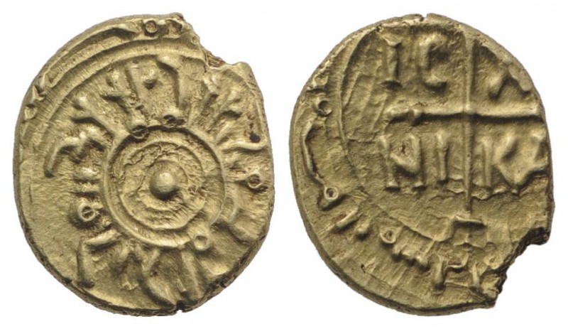 Italy, Sicily, Messina or Palermo. Tancredi (1190-1194). AV Tarì (11mm, 1.52g). ...
