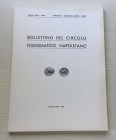Bollettino del Circolo Numismatico Napoletano. Anno LXIV-LXV Gennaio-Dicembre 1979-1980. Brossura ed. pp. 79, ill. in b/n. Dall' Indice: Michele Pannu...