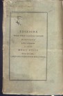 BORGHINI V. - Dell'arme delle famiglie fiorentine. Della moneta fiorentina. Milano, 1809. pp. 407, tavv. 9. brossura editoriale, sciupata, buono stato...
