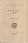 CALEY, R. E. - Metrological tables. N.N.M. 154. New York, 1965. pp. 119, tavv. 2. ril. editoriale, buono stato.