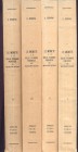 SERAFINI C. - Le monete e le bolle pumblee pontificie del Medagliere Vaticano. Bologna 1965. 4 vol. opera completa. Vol. I. pp. 348, tavv. 62. Vol. II...