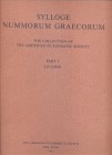 SYLLOGE NUMMORUM GRAECORUM. The Collection of the American Numismatic Society. Part 2. Lucania. New York, 1972. pp. 38, tavv. 38. ril. editoriale, buo...