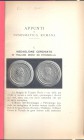 GNECCHI F. - Appunti di numismatica romana C.- CI. Medaglione cerchiato di Traiano Decio ed Etruscilla. Un medaglione di bronzo con cerchio e appicagn...