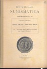 LAFFRANCHI L. - I diversi stili nella monetazione romana. VIII - Le ultime monete roamane col nome dei Triumviri Monetari. Milano, 1911. pp. 11, tavv....