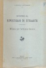 LAFFRANCHI L. - Intorno al ripostiglio di Stellata; Milano per Settimio Severo. Milano, 1913. pp. 3. brossura editoriale, buono stato, raro.