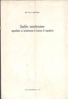 MISSERE G. - Qualche osservazione riguardante un Tetradramma di Cesarea di Cappadocia. Mantova, 1963. pp. 5, con illustrazione nel testo. brossura edi...