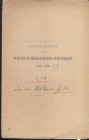 PICK B.- Inedita der Sammlung Mandl in Budapest. Beitrage zur griechischen numismatik der kaiserzeit. Wien, 1892. pp. 79, tavv. 1. brossura editoriale...