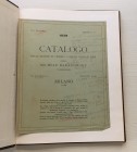 Baranowsky M. Catalogo delle Monete in vendita a prezzi segnati fissi. Parte Seconda e Terza. Milano 1929. Tela, pp. 41, lotti da 793 a 2373, tavv. XX...
