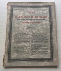 Baranowsky M. Catalogo illustrato delle monete in vendita a prezzi fissi. Milano 1933 seconda parte. Brossura ed. pp. 120, lotti da 2033 a 4358, tavv....