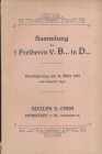 CAHN ADOLPH – Frankfurt a.M. 31Marz. 1913. Katalog I der sammlung des freiherrn von B. in D. Munzen und mitterlartes u.neurebis zum ende kipperzeit vo...