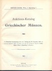 EGGER BRUDER – Vienna, 26- 11- 1909. Auktions –katalog Griechischer munzen. pp. 34, nn. 441, tavv. 15 raro