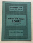 Glendening & Co. Catalogue of Antique and Modern Coins by order of the Executor of the late P. Wilson Steer O.M. London 22-23 October 1942. Brossura e...