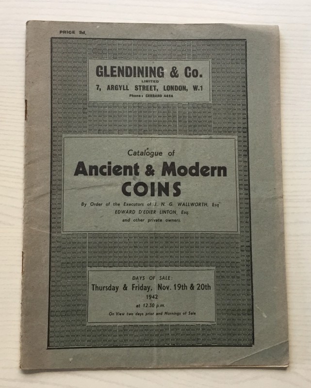 Glendening & Co. Catalogue of Ancient & Modern Coins by Order of the Executors o...