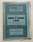 Glendening & Co. Catalogue of Greek & Roman Coins The Property of the late C.H. Greene, Esq., M.A., F.R. Hist. S. London 18 June 1943. Brossura ed. pp...