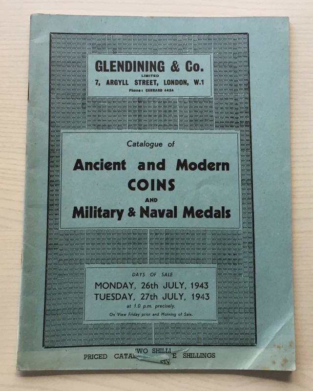 Glendening & Co. Catalogue of Ancient and Modern Coins and Military & Naval Meda...