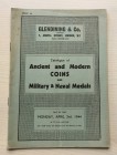 Glendening & Co. Catalogue of Ancient and Modern Coins and Military & Naval Medals. London 03 April 1944. Brossura ed. pp. 17, lotti 253. Buono stato