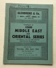 Glendining & Co. Catalogue of Coins Middle East and Oriental series, Numismatic Books Etc. The collection of the late Lord Grantley. Eleventh portion....